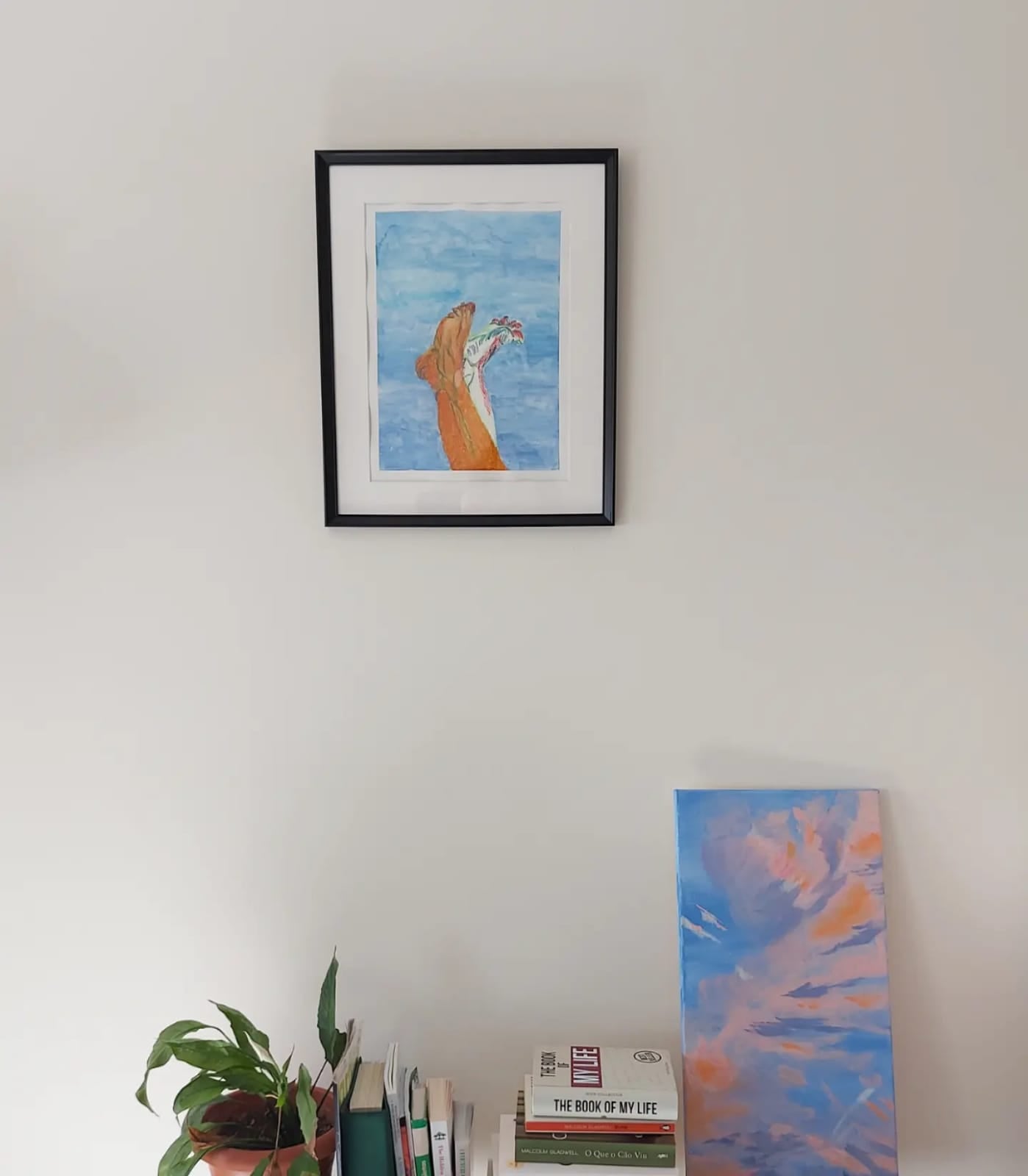 Feet on the clouds