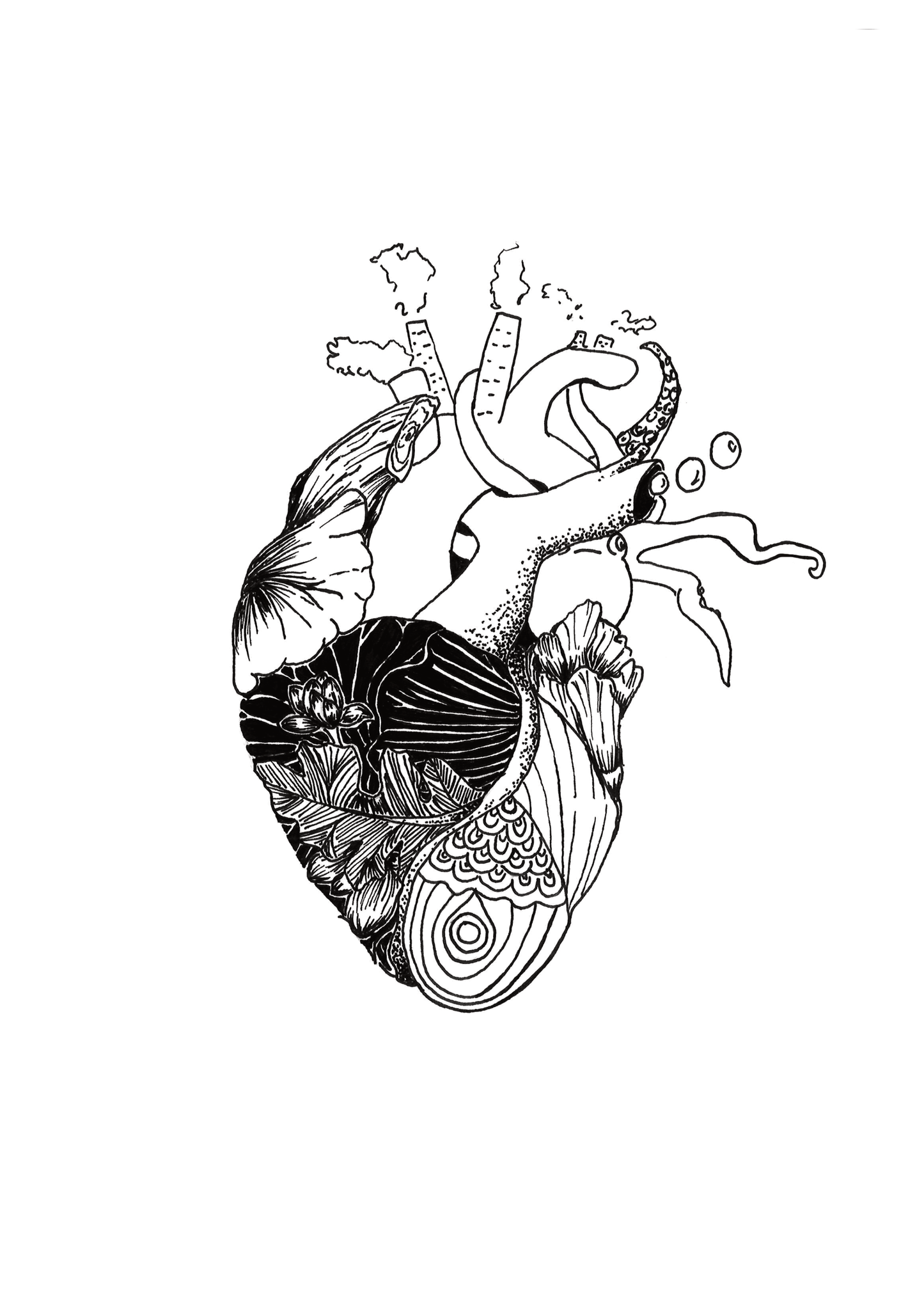The World's Heart Print
