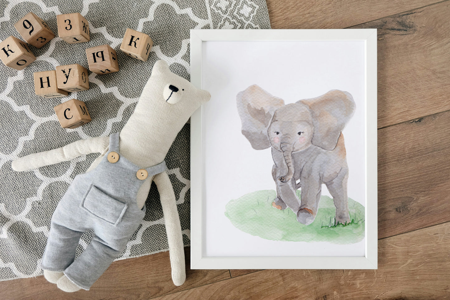 Elephant Elphie (fine art print)